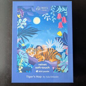 Trefl Prime Velvet "Tiger's Nap" by Asia Orlando, 500 pieces